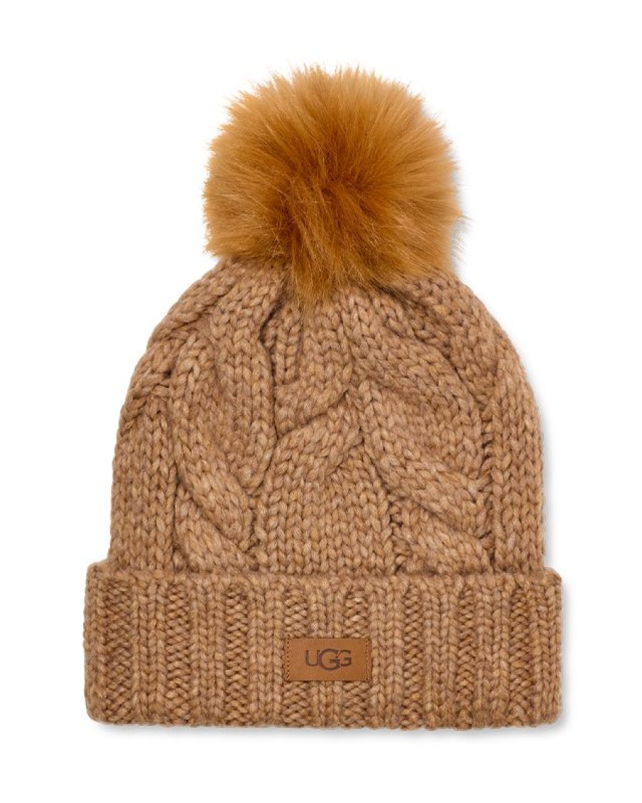 Femmes Ugg | Cable Beanie Pom | Jean-Paul Fortin